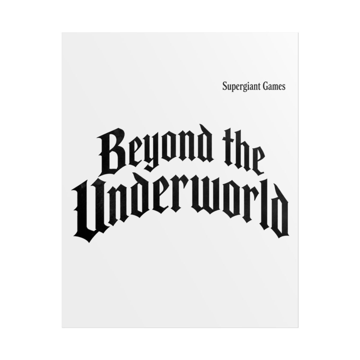 Hades II "Beyond the Underworld" Poster - Official Posters & Wall Art merchandise