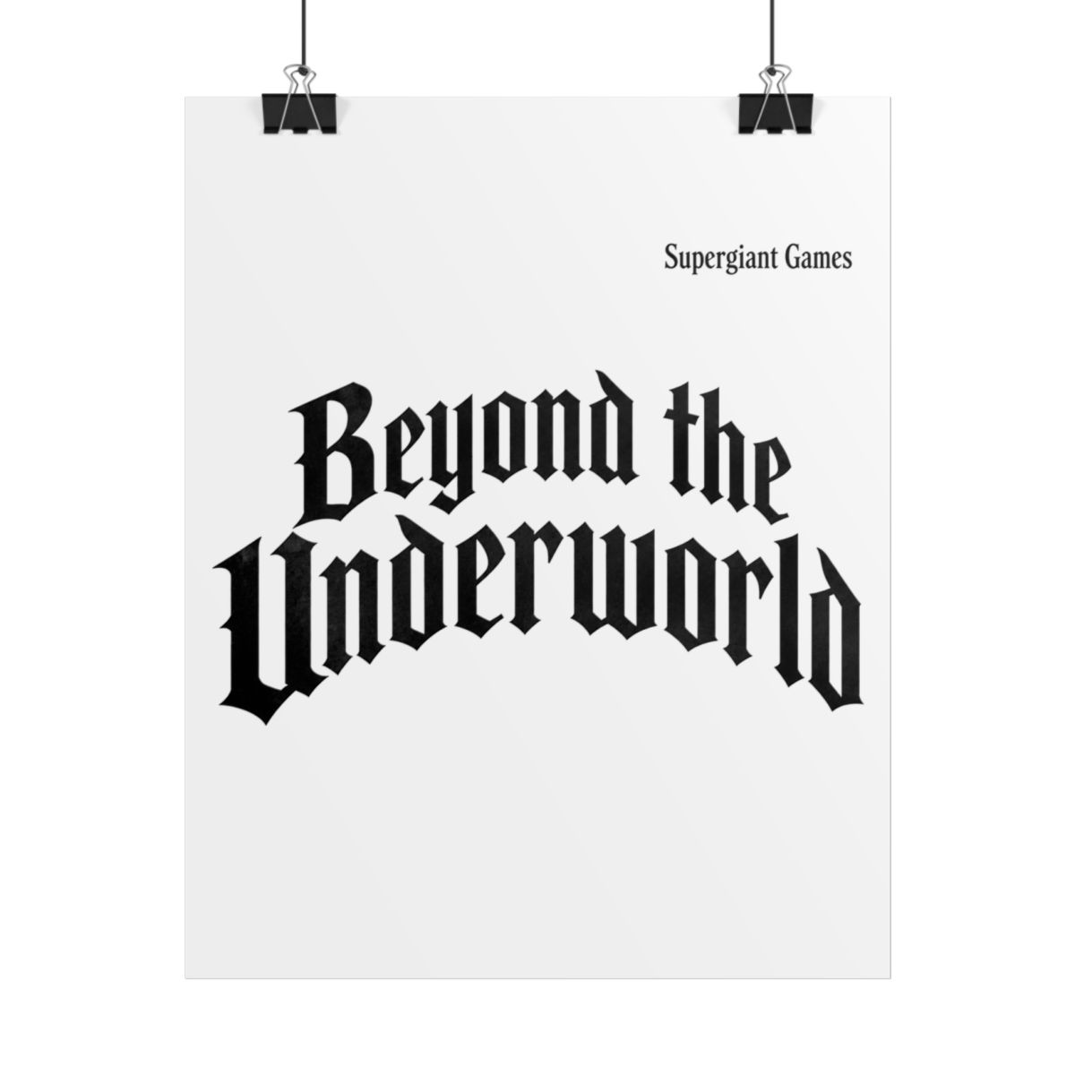 Hades II "Beyond the Underworld" Poster