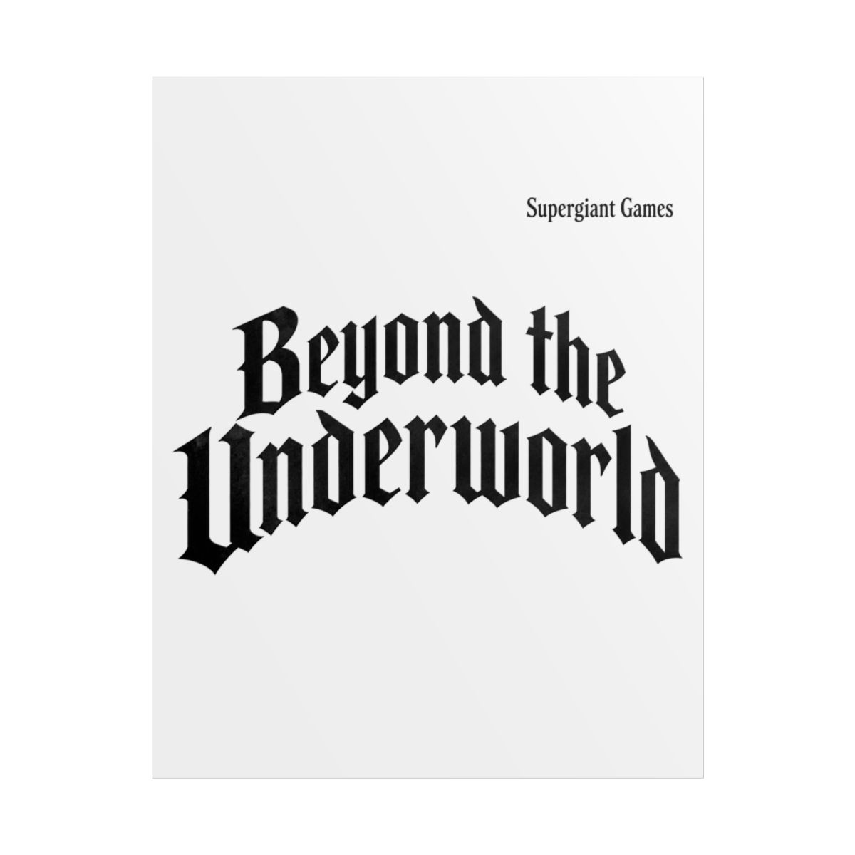 Hades II "Beyond the Underworld" Poster - alternate angle 1, merchandise