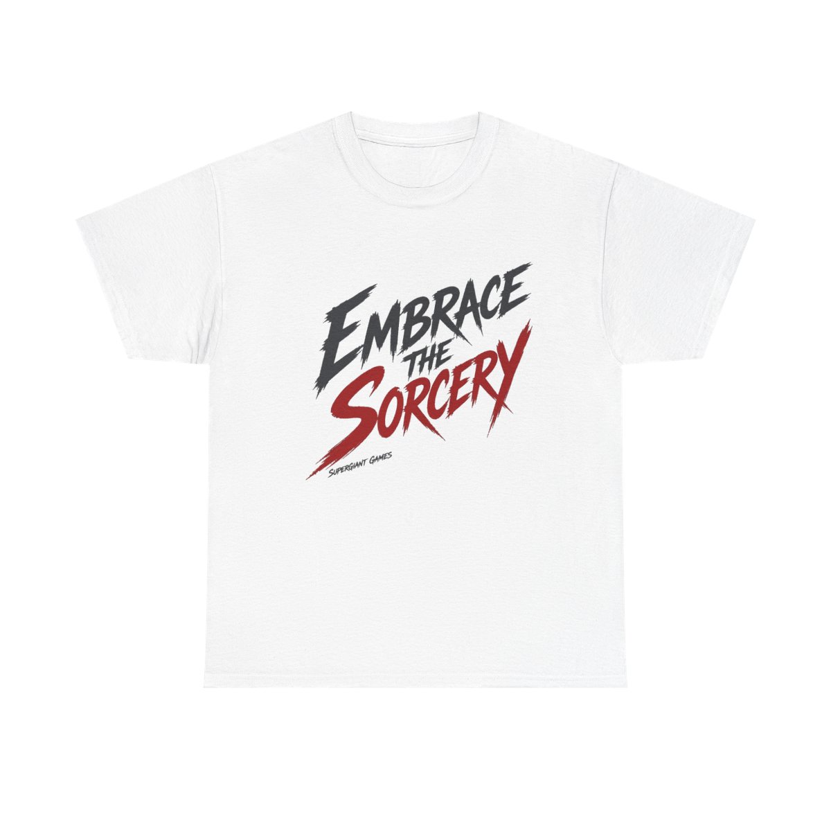 Hades II "Embrace the Sorcery" Unisex Tee - alternate angle 2, merchandise
