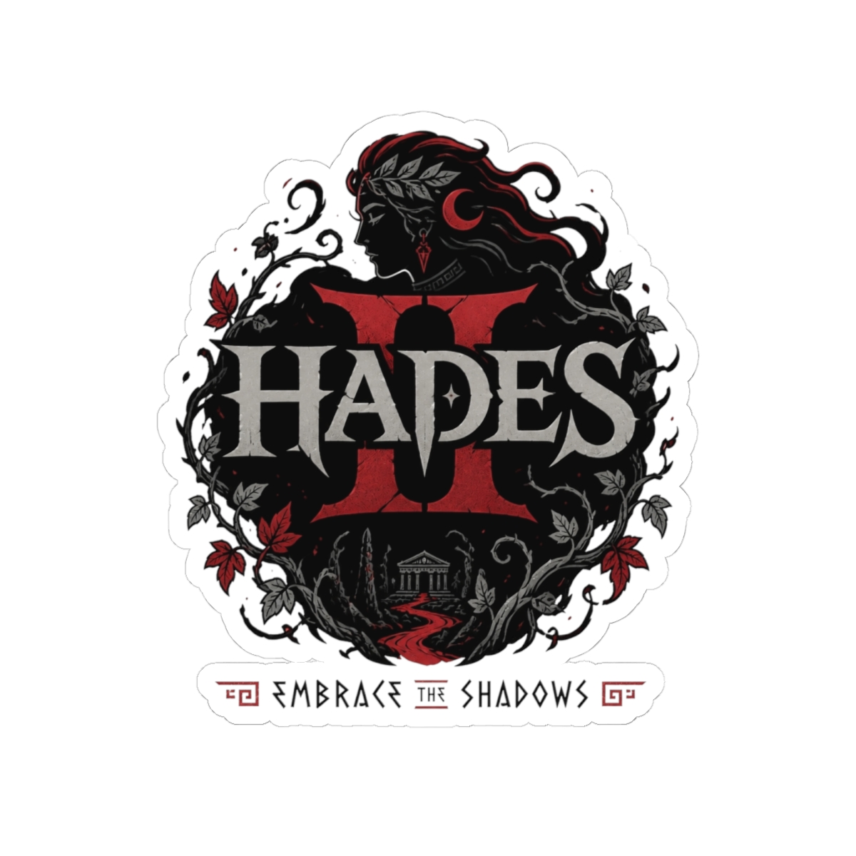 Hades II "Embrace the Shadows" Sticker - Official Stickers merchandise