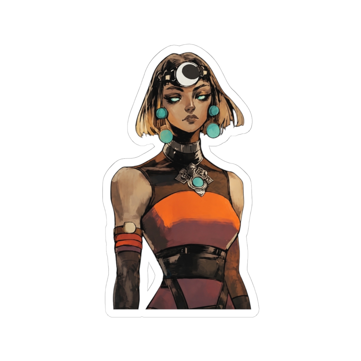 Melinoe Hades 2 Game Fanart Sticker | Hades II