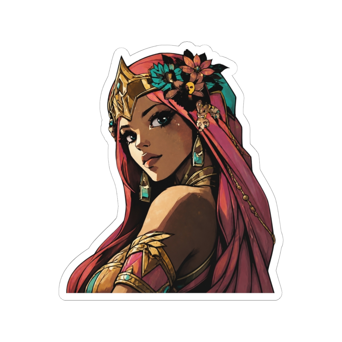 Aphrodite Hades 2 Game Fanart Sticker | Hades II