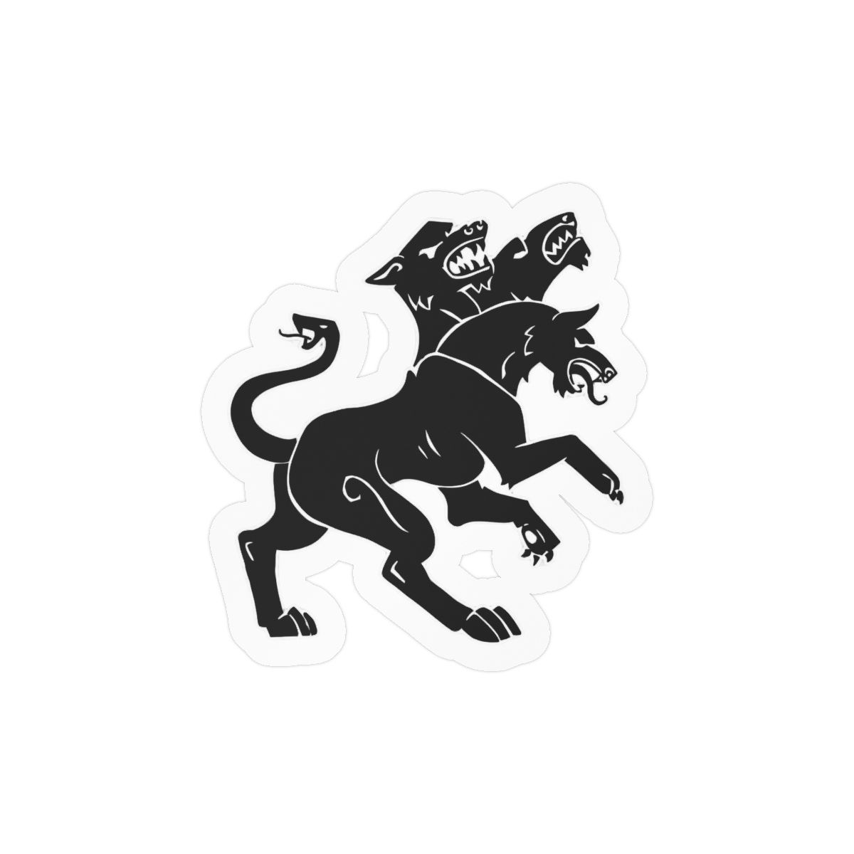 Cerberus Ii Vinyl Sticker Laptop Decal Waterproof 5" | Hades II - alternate angle 3, merchandise