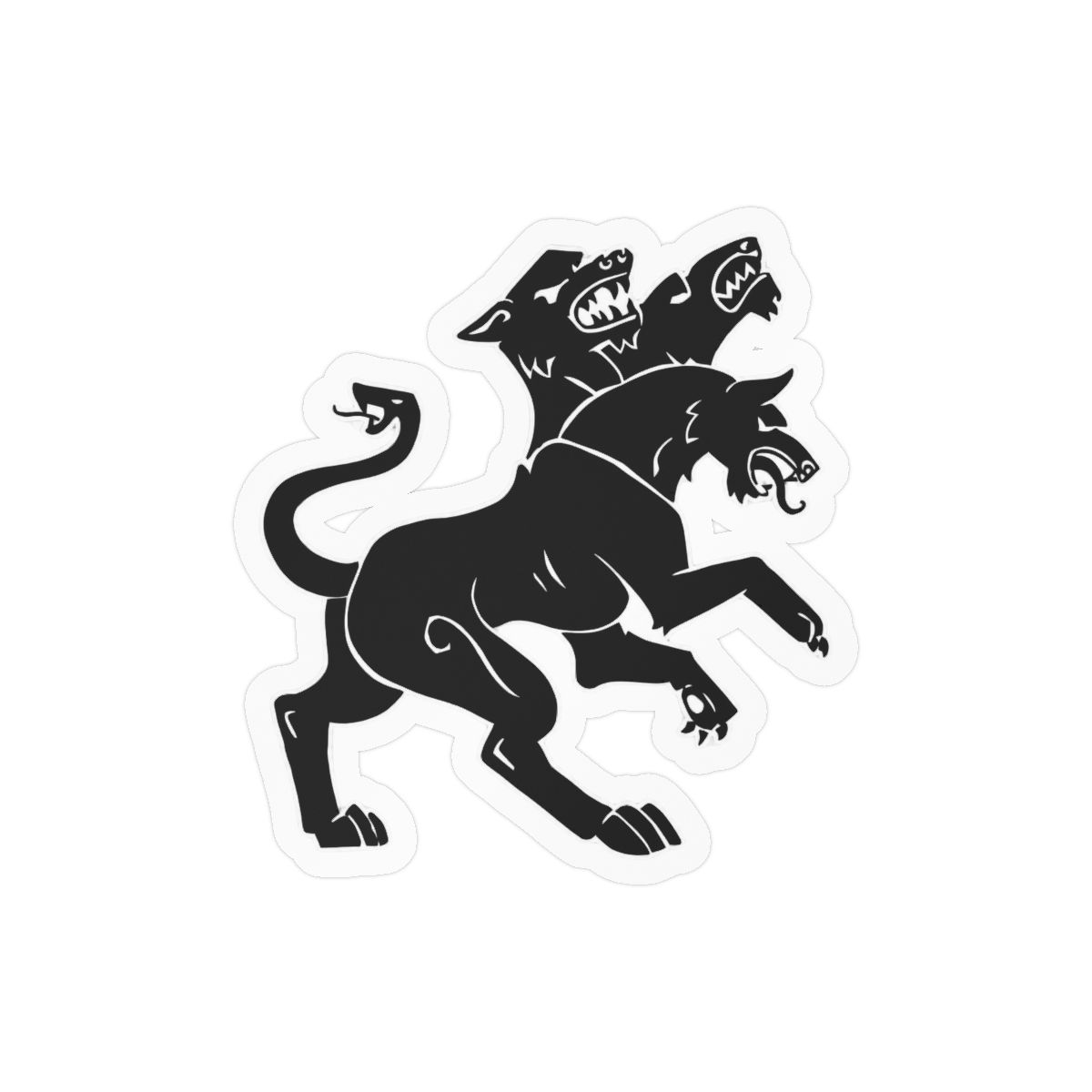 Cerberus Ii Vinyl Sticker Laptop Decal Waterproof 5" | Hades II - alternate angle 2, merchandise