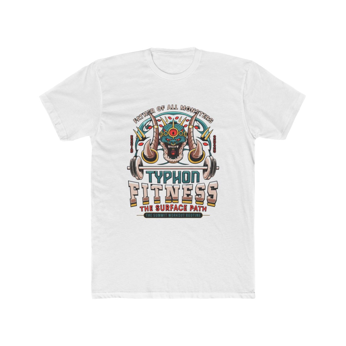 Father Of All Monsters Fitness Emblem T Shirt | Hades II